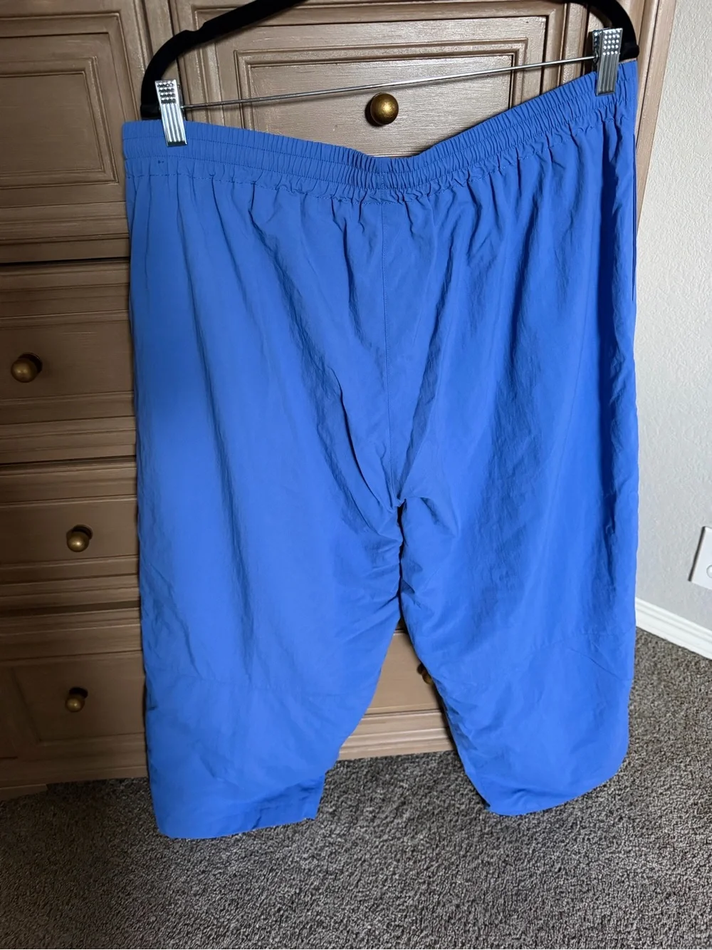 Nike Blue Track Pants with Snap Buttons